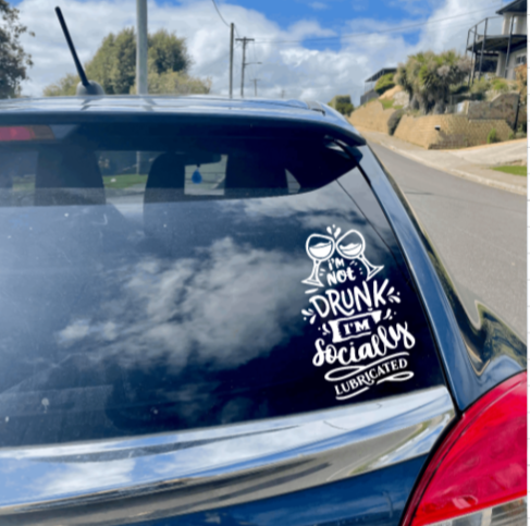 I'm Not Drunk Decal