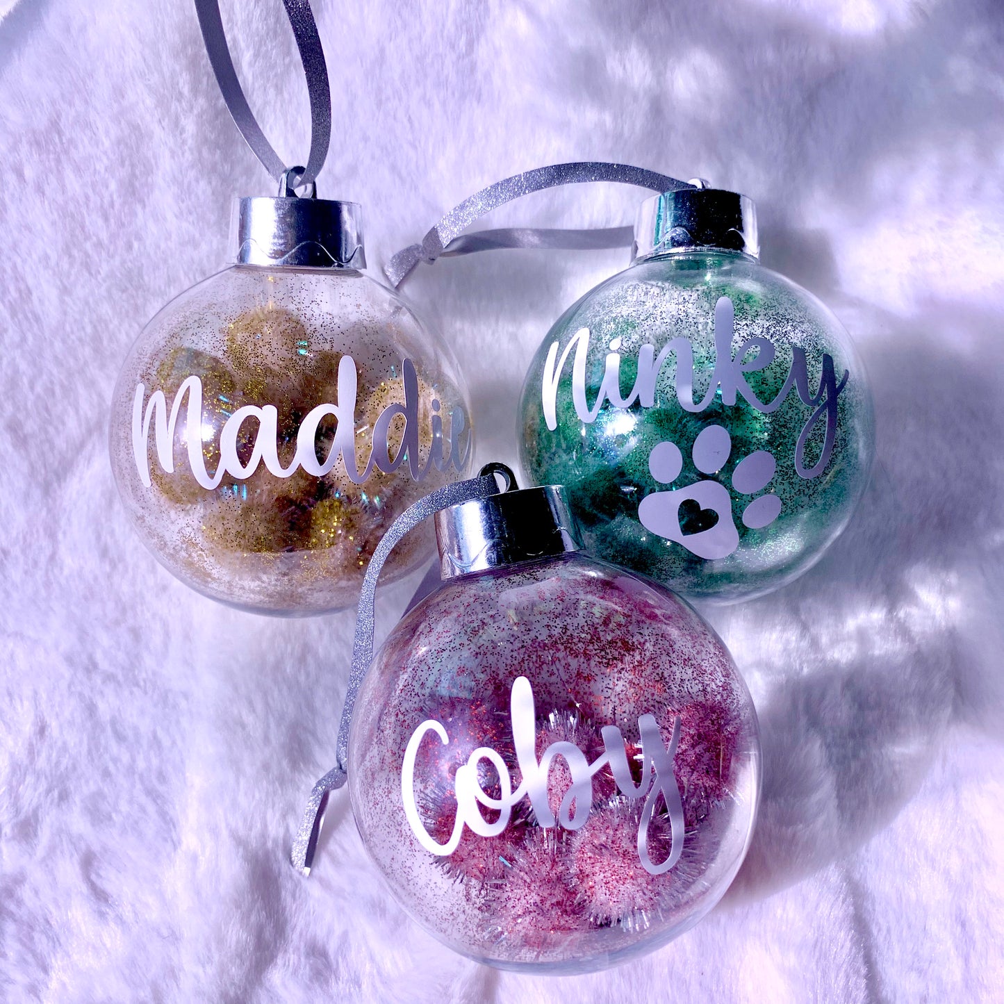 Pom-Pom Personalised Baubles