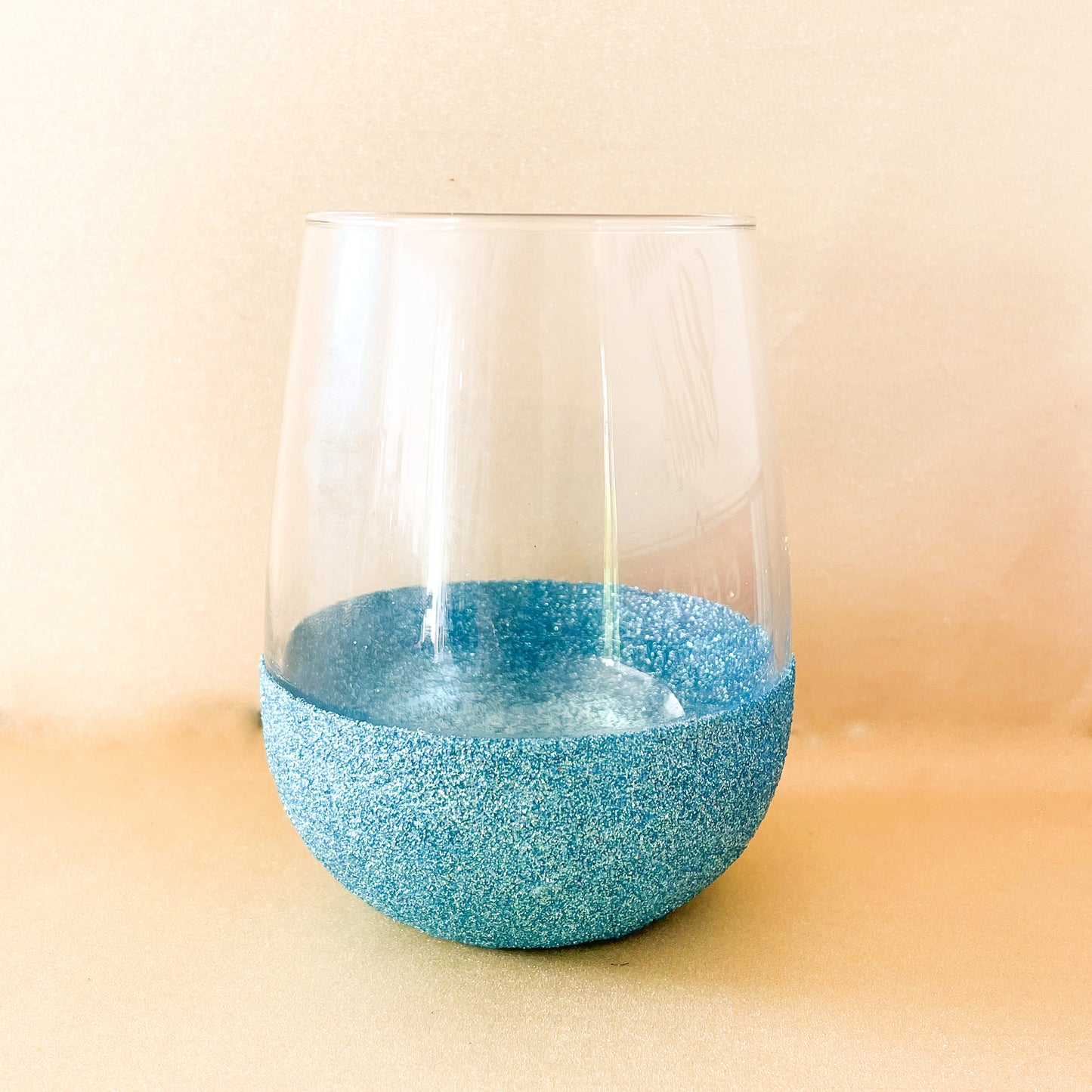 Glitter Stemless Wine Glasses